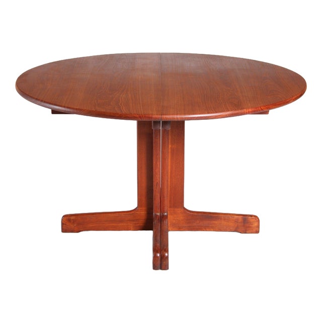 Mid-Century Danish Teak Extending Dining Table, 1960s For Sale