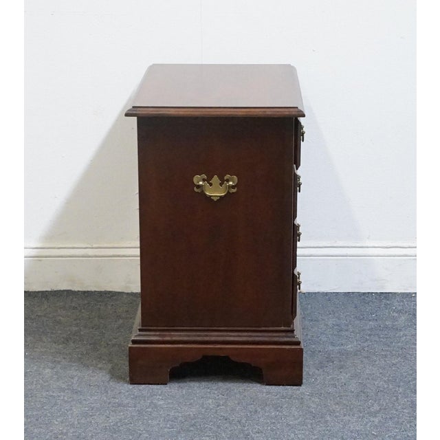 American Drew Solid Cherry Traditional Style 24" Chairside Chest / Accent End Table For Sale - Image 11 of 11
