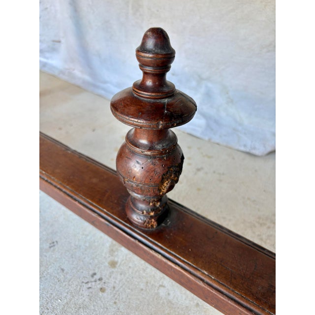 19th Century French Walnut Farm Table For Sale - Image 10 of 12