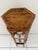 Wood Vintage Mid Century Bamboo Tortoise Shell Plant Stand Drink Table For Sale - Image 7 of 7
