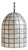 Capiz Shell Bell Pendant Light Small For Sale
