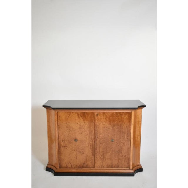 Walnut Veneer Sideboard, 1940s For Sale - Image 6 of 6