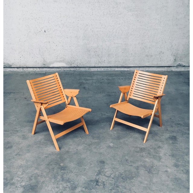 Set of Mid-Century Modern Design Rex Folding Chairs by Niko Kralj for Stol Kamnik, 1980s For Sale - Image 12 of 18