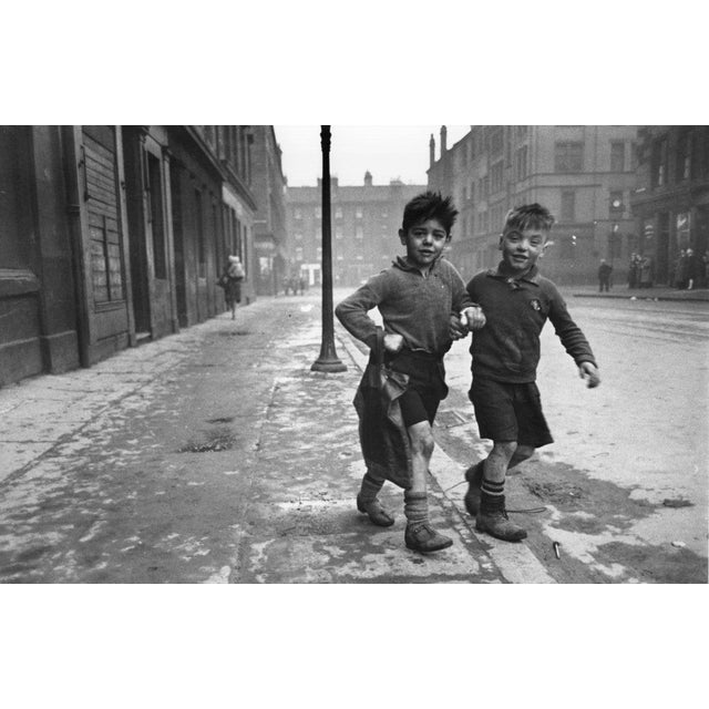 Gorbals Boys Two boys in the Gorbals area of Glasgow. The Gorbals tenements were built quickly and cheaply in the 1840s,...