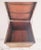 Large Vintage Pencil Reed Gabriella Crespo Style British Colonial Storage Cube Side Table For Sale In West Palm - Image 6 of 7