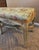 French Vintage French Louis XV Style White Painted & Custom Upholstered Window Bench For Sale - Image 3 of 11