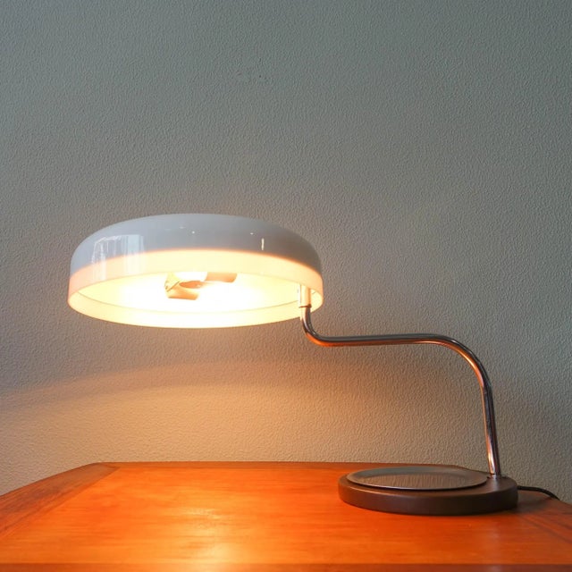 Metal Table Lamp by G. Scolari for Metalarte, 1973 For Sale - Image 7 of 18