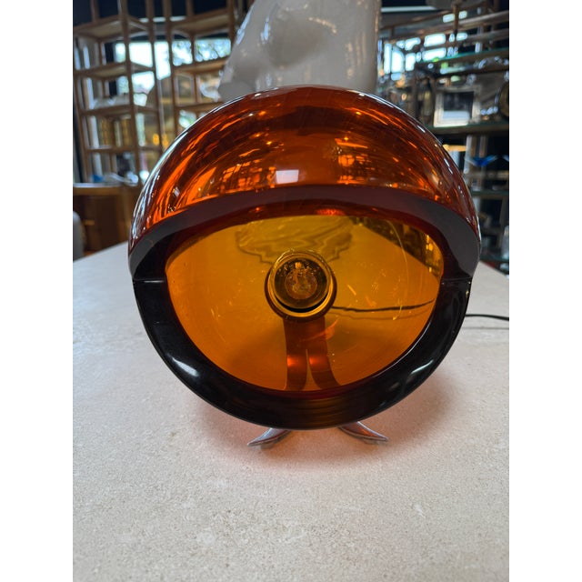 Flavio Poli Space Age Table Lamp by Flavio Poli , Murano Glass. Italy 1970s. For Sale - Image 4 of 12