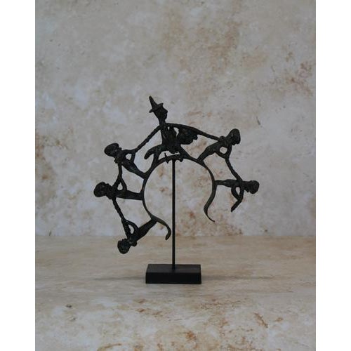 Benin Bangle in Bronze For Sale - Image 6 of 6