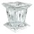 Vintage Art Deco Crystal Flower Vase For Sale