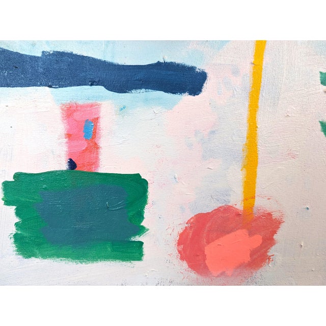 Peter Healy "Yellow Thread" Contemporary Colorful Vibrant Abstract Geometric Painting, 2023 For Sale - Image 10 of 11