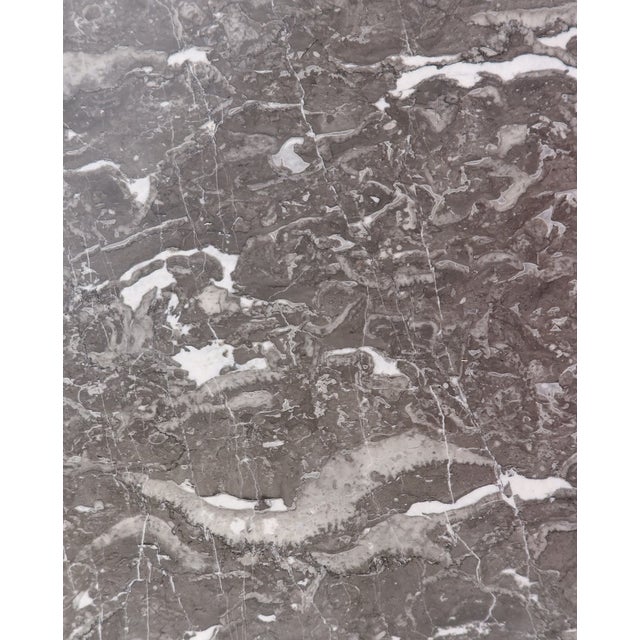 Early 19th Century Restoration Era Walnut Pedestal Table with Marble Top For Sale - Image 5 of 18