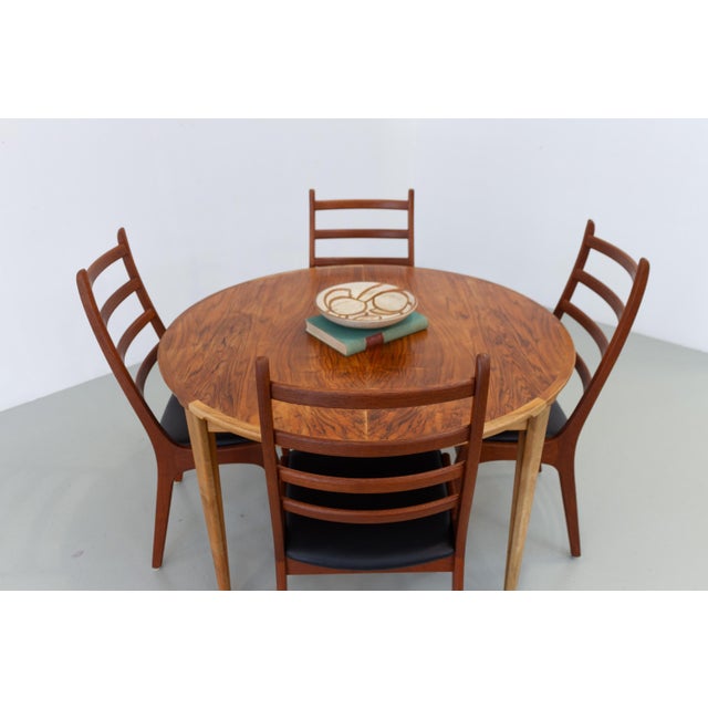 Brown Mid-Century Danish Teak Dining Chairs from Korup Stolefabrik, 1960s, Set of 4 For Sale - Image 8 of 18