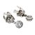 Modern Mid 20th Century Gia Certified 5.00 Carat Weight Diamond Vintage Old European Platinum Earrings, A Pair For Sale - Image 3 of 6