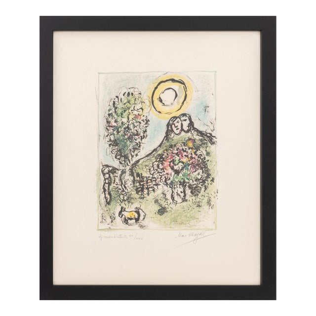 Marc Chagall "Le Baou De St. Jeannet Ii" Lithograph, 1969 For Sale