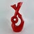 This striking Italian ceramic vase was designed by Roberto Rigon for Bertoncello in the 1970s. It features a sculptural,...