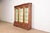 Victorian Herter Brothers Style Antique Eastlake Victorian Carved Walnut Triple Bookcase or Display Cabinet, Circa 1880s For Sale - Image 3 of 12