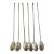 French Sterling Iced Tea Scallop Clam Shell Spoons - Set of 6 For Sale