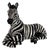 Glazed Ceramic Zebra Sculpture, Bassano, Italy, 2000s For Sale