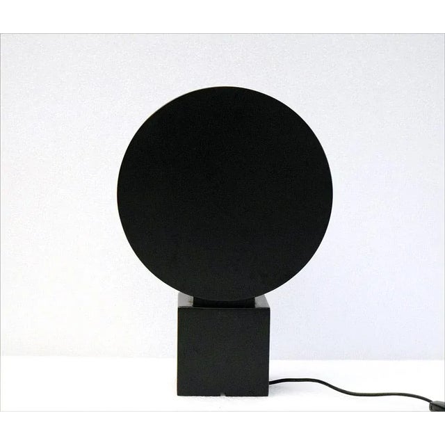 Italian Table Lamp in Wood by Gruppo Enne, 1970s For Sale - Image 10 of 10