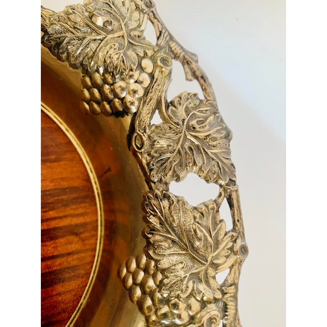 Vintage Late 20th Century Silver Plate Towle Champagne/Wine Bottle Coaster For Sale - Image 9 of 13