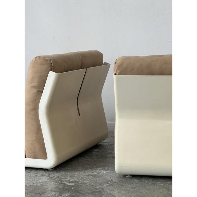 Textile Set of Amanta Lounge Chairs by Mario Bellini for C&b Italia, 1960s For Sale - Image 7 of 18
