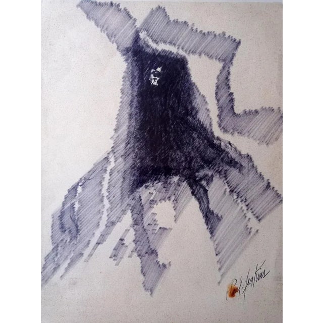 Paul Jenkins, Abstract Composition, Mixed Media on Paper, 1970s-1980s, Framed For Sale - Image 3 of 6