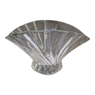 Mikasa Flores Flair Crystal Bowl With Box For Sale