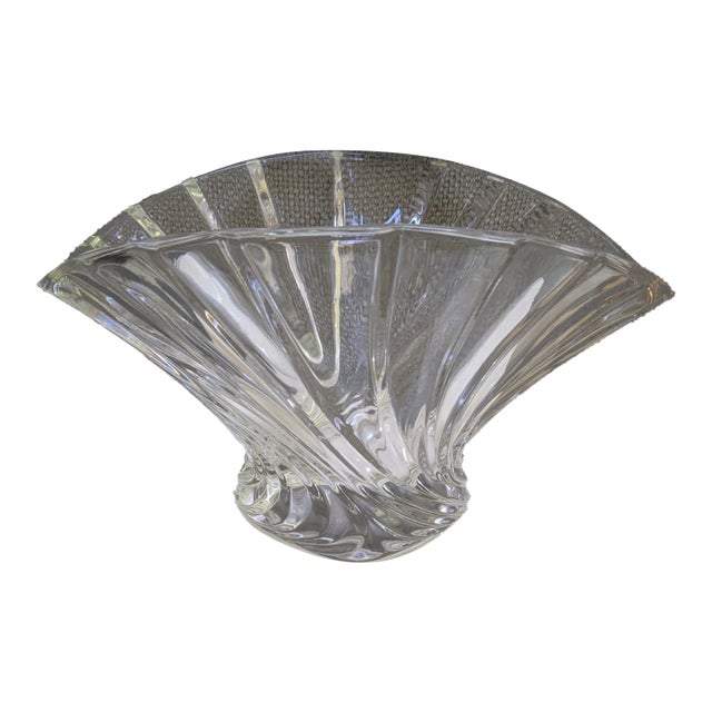 Mikasa Flores Flair Crystal Bowl With Box For Sale