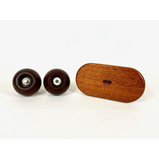 Mid-Century Modern Ball Boy Salt and Pepper Mills by Richard Nissen and Carsten Jørgensen for Bodum, Denmark, 1980s, Set of 3 For Sale - Image 3 of 7