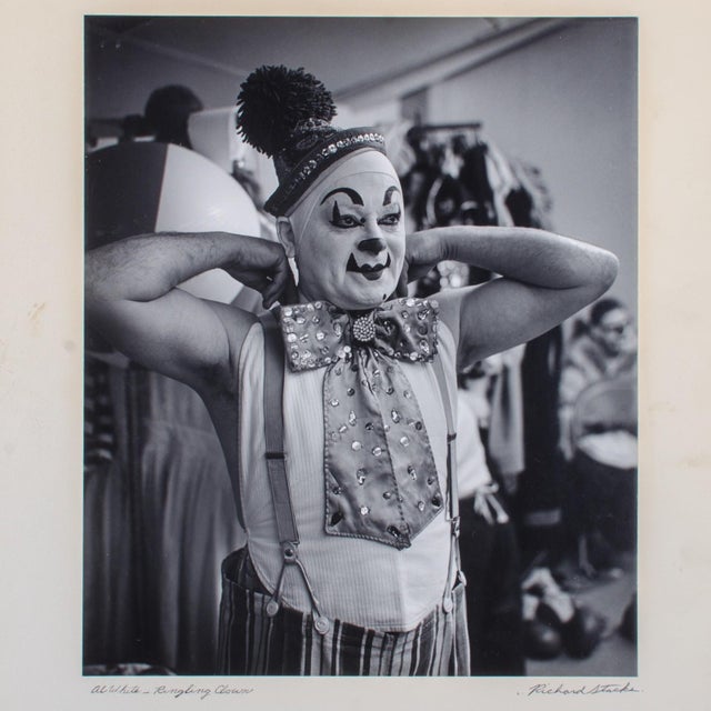 Richard Stacks (American, 1930-2015) Offered is an original vintage silver gelatin photograph entitled Al White-Ringling...