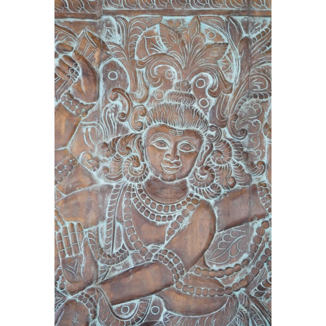 Bring divine artistry and cultural depth into your home with this Hand-Carved Indian Wall Art featuring Lord Shiva as...