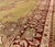Late 19th Century Antique Indian Agra Rug in Green and Burgundy With Medallion For Sale In Atlanta - Image 6 of 8