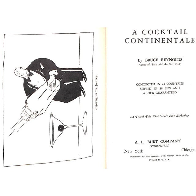 Art Deco "Cocktail Continentale" Book 1926 Reynolds, Bruce For Sale - Image 3 of 12