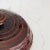 Antique Glazed Stoneware Casserole Dark Brown/Stamped For Sale - Image 4 of 6