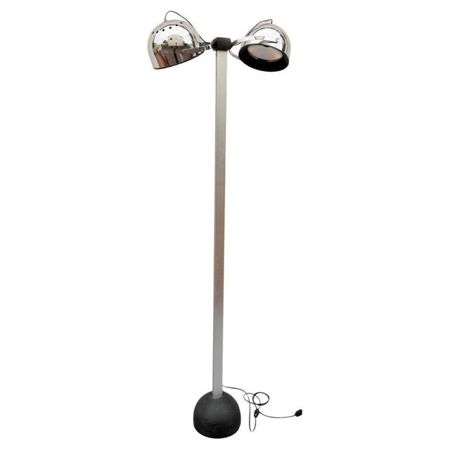 Metal Trepiu Floor Lamp attributed to Gae Aulenti & livio Castiglioni for Stilnovo, 1970s For Sale - Image 7 of 7
