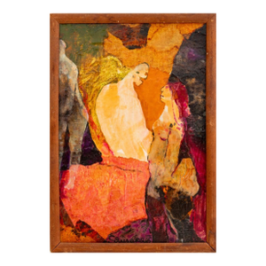Elfi Schuselka Figural Composition Mixed Media