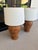 1970s Pair of Woven Rattan and Wood Ginger Jar Lamps in the Style of Ralph Lauren For Sale - Image 11 of 13