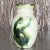 Vintage Boho Signed Hand-Painted Studio Pottery Vase For Sale - Image 4 of 9