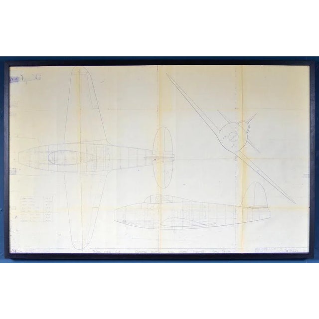 E28/39 Printed Engineering Drawing from Gloster, 1939 For Sale - Image 10 of 10