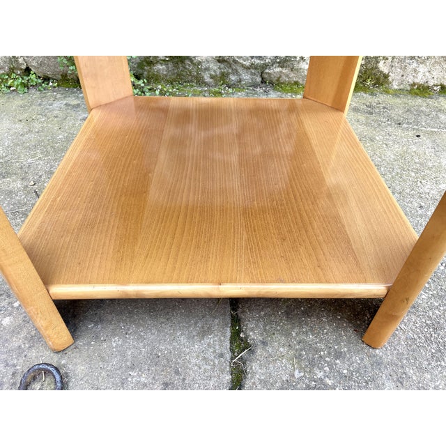 Beech Side Table from Maison Rosello, 1970 For Sale - Image 4 of 10