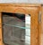 Antique Traditional Oak Doctor’s Apothecary Glass Front Cabinet For Sale - Image 10 of 12