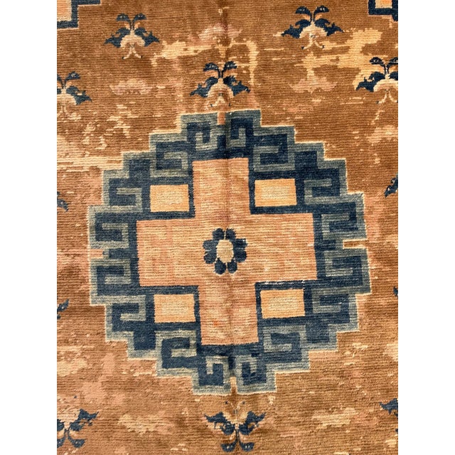 Antique Chinese Rugs, as opposed to most of the antique rug productions, were woven almost exclusively for internal...