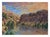 Vibrant painting of the Utah desert range by an unknown artist. Unsigned. Presented in a painted wood frame with linen...