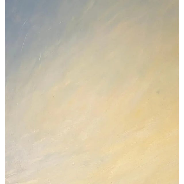 Claude Sauthier, Mont-Blanc Dock, 1970s, Oil on Wood For Sale - Image 6 of 10