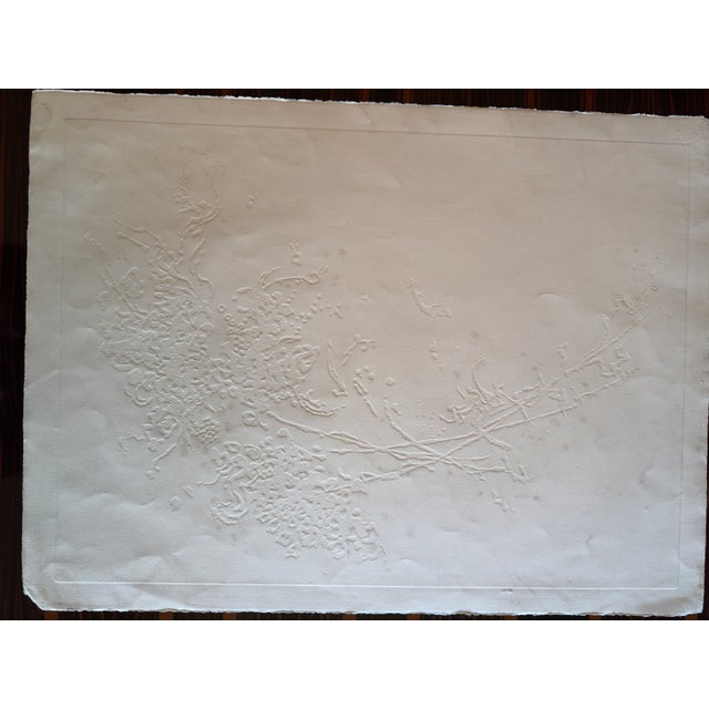 1960s Yannick Ballif Etching and Aquatint on Paper "Au Clair De La Lune" For Sale - Image 11 of 11