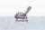 Dove Gray 1950s Danish Modern Walnut Reclining Lounge Chair and Ottoman by Ib Kofod Larsen for Selig For Sale - Image 8 of 12