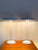 Mid-Century Modern Vintage White Oval Table Lamps from Brilliant Leuchten, 1970s, Set of 2 For Sale - Image 3 of 15