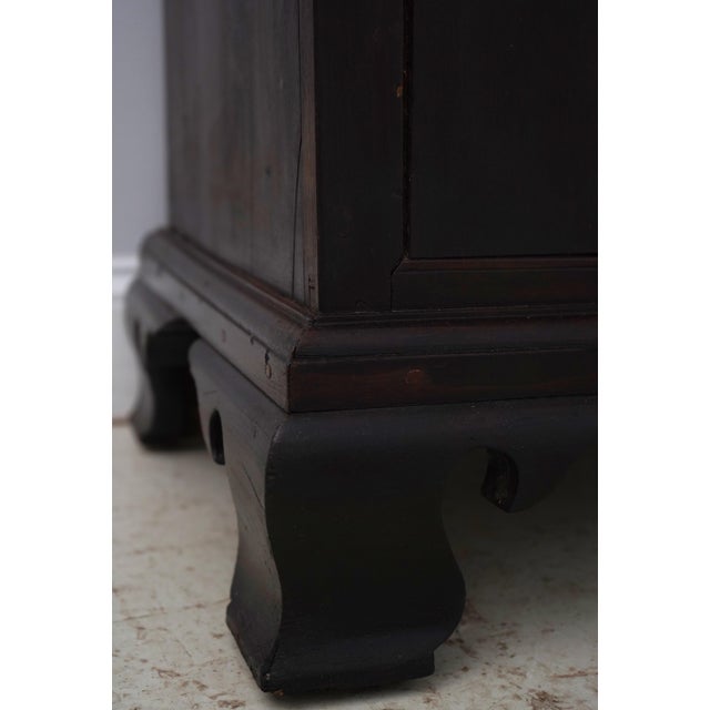 Period Antique 18th Century Pine Pa Dutch Step Back Cabinet For Sale - Image 10 of 18