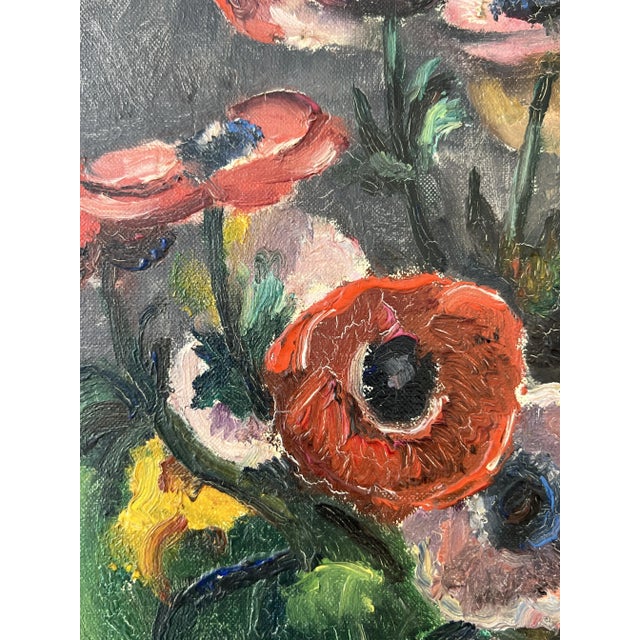 Maurice Asselin, Capucines, Oil on Canvas, Framed For Sale - Image 6 of 12